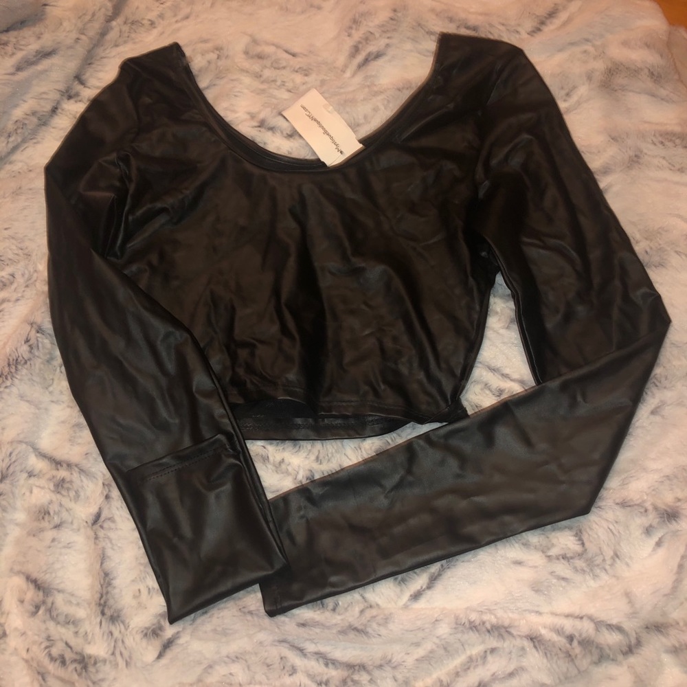 Black Crop Top